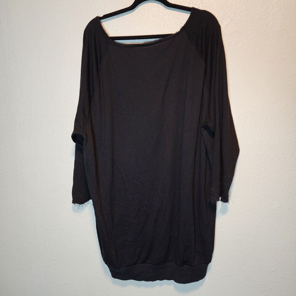 Way to Celebrate Plus Size 2X "I Love Spooky" Spiderweb Fleece Sweatshirt Top